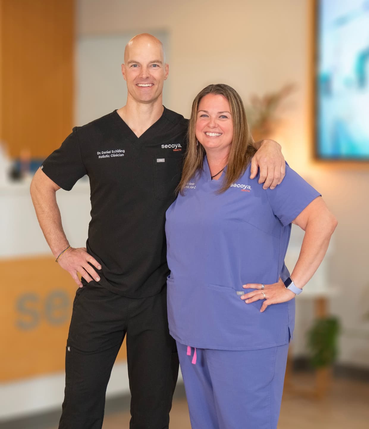 Dr. Daniel Thomas Schilling and Paula Fortin, MSN, APRN, FNP-C